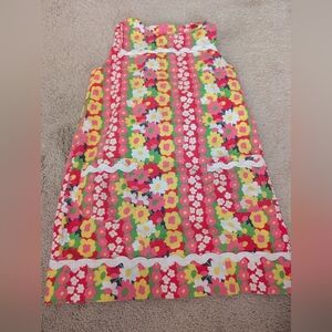 Lilly Pulitzer Girls Floral Dress Size 8